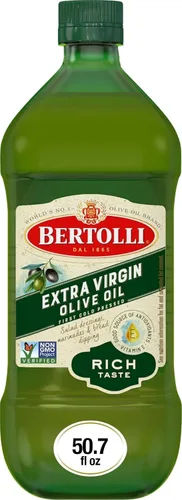 Vista 15 de Bertolli Aceite de oliva virgen extra, sabor rico, primer prensado en frío, 32 onzas líquidas