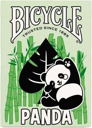 Vista 2 de Baraja de cartas Bicycle Panda, lindas cartas con animales, 1 mazo