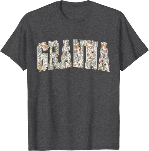 Vista 31 de Granna - Camiseta retro para el día de la madre Negro