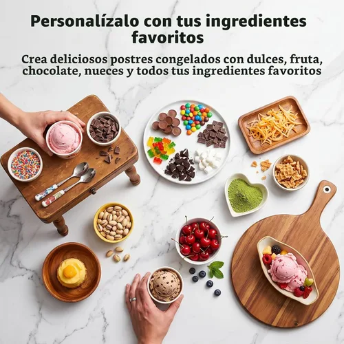 Vista 11 de AIRMSEN Máquina de helados, máquina de helado de 2.1 cuartos de galón con Negro
