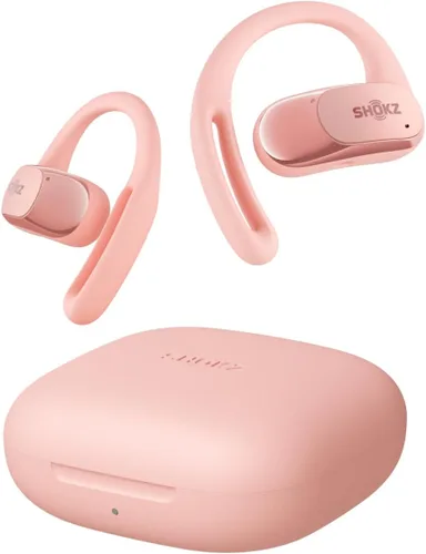 Vista 10 de SHOKZ OpenFit Air - Auriculares de oreja abierta, auriculares verdaderamente inalámbricos, resistentes al agua, ganchos seguros para uso diario