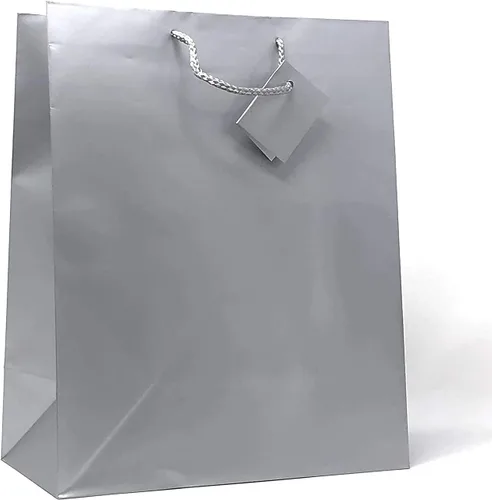 Vista 11 de allgala Bolsas de regalo, paquete de 12 bolsas de regalo grandes de 13 x 10 x 5.5 pulgadas con asas para cumpleaños, bodas, suministros de fiesta
