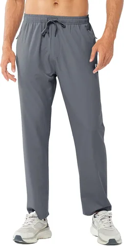 Vista 4 de NORTHYARD Pantalones deportivos para hombre, pantalones deportivos para correr, entrenamiento, ligeros, para gimnasio, correr, pantalones deportivos