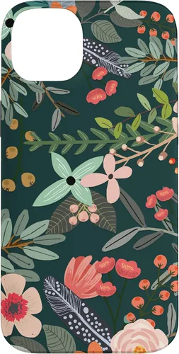 Vista 15 de Cute Colorful Garden Botanical Floral Pattern Case for iPhone 17