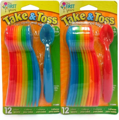 Vista 4 de First Years Take & Toss - Cucharas infantiles (12 unidades)