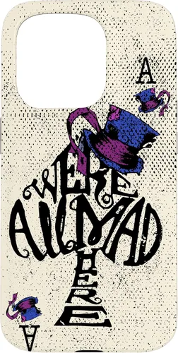 Vista 14 de iPhone 16 We're All Mad Here - Funda de Alicia en el País de las Maravillas