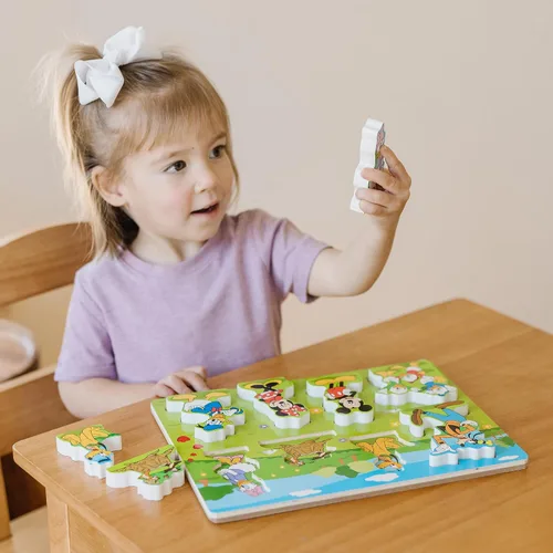 Vista 7 de Melissa & Doug Disney Mickey Mouse - Rompecabezas de madera grueso