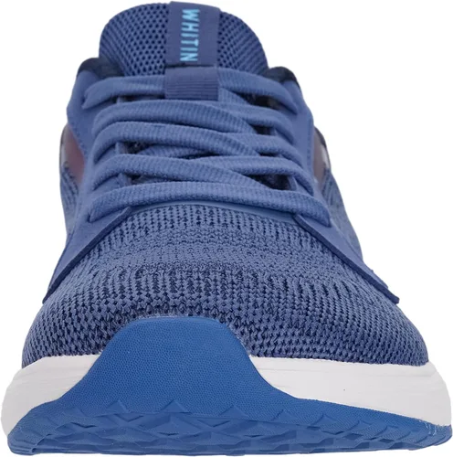 Vista 2 de WHITIN Zapatos de correr para hombre con puntera ancha + suela sin caída Suela de goma