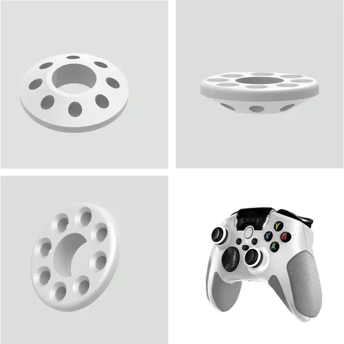 Vista 4 de Precision Rings, Aim Assist Motion Control Controller Rings for PS5, PS4, Xbox, Switch Pro, Scuf Controller Accessories Soft Hard Joystick