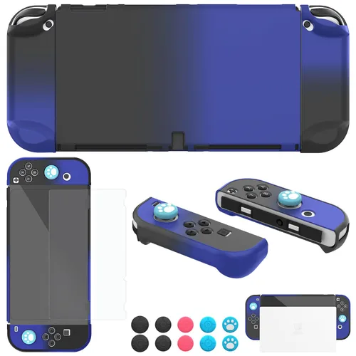 Vista 24 de COMCOOL Dockable Case for Nintendo Switch Oled - [9 FT Military Grade Drop Protection] [with Tempered Glass Screen Protector and Thumb Grips] Cute