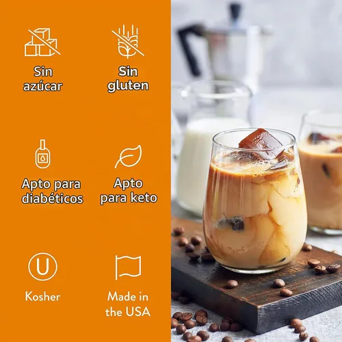 Vista 5 de Jordan's Skinny Syrups Butter Toffee, jarabe aromatizante sin azúcar, botella de 25.4 onzas líquidas (paquete de 2).