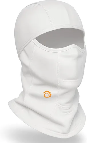 Vista 13 de GearTOP Máscara de esquí y pasamontañas para hombres y mujeres, cubierta facial cálida para esquí, snowboard, motocicleta Negro