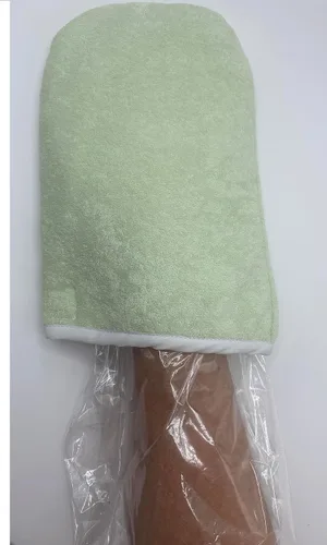 Vista 3 de Manoplas térmicas de rizo para baño de cera de parafina (paquete de 2)