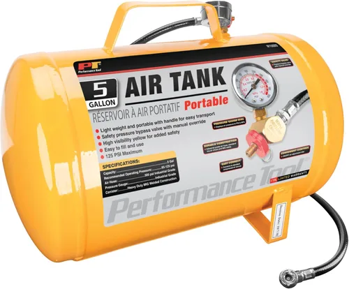 Vista 3 de Performance Tool 60505 Medidor de Tanque de Aire - Esencial para el Monitoreo Seguro y Preciso de la Presión, No Sobrepase el Máximo PSI para un