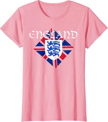 Vista 8 de Vintage UK brazos de Inglaterra playera