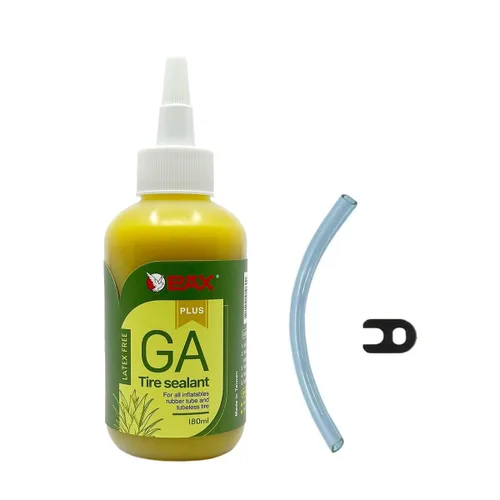 Vista 7 de PAX GA - Sellador universal para neumáticos de 2.0 fl oz (2 onzas), anticongelante (-4 °F), fibra de piña natural, tubo de sellado y sin cámara