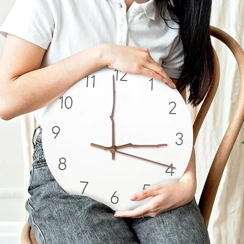Vista 6 de Mecanismo de reloj de cuarzo, kit de mecanismo de reloj de reloj, conjunto de números de reloj, mecanismo de movimiento con 3 manecillas de madera