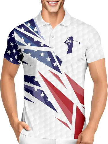 Vista 21 de PAGYMO Camisetas de golf divertidas para hombre, diseño de impresión loca Aop-polo-06361