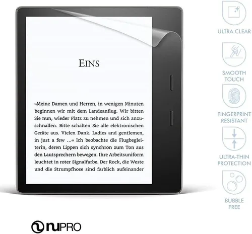 Vista 2 de Protector de pantalla para Kindle Oasis, paquete de 2 Nupro - lanzamiento 2017