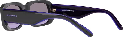 Vista 19 de ARNETTE Gafas de sol para hombre, montura negra, lentes gris oscuro, 2.087 in