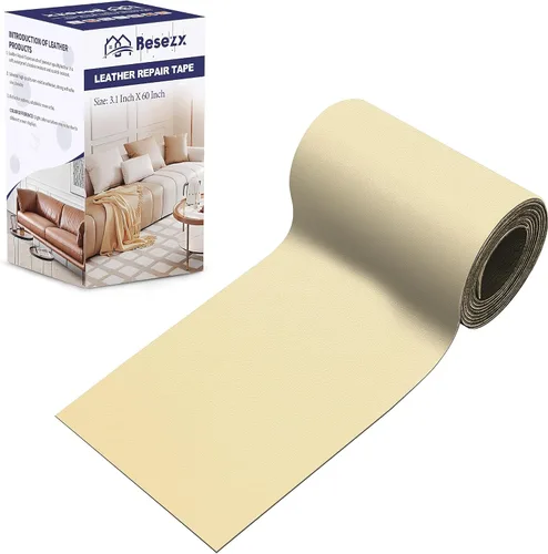 Vista 46 de Kit de cinta para reparación de cuero, parche autoadhesivo para muebles, sofá, asientos de automóvil, silla de oficina, kit de reparación de vinilo