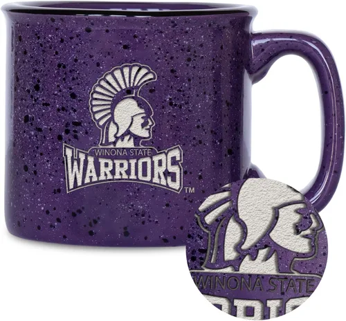 Vista 108 de Rico Industries NCAA Speckle 12oz Laser Engraved Campfire Mug