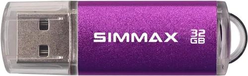 Vista 4 de SIMMAX Memory Stick 32GB USB 2.0 Unidades Flash Thumb Drive Pen Drive (32GB Morado)