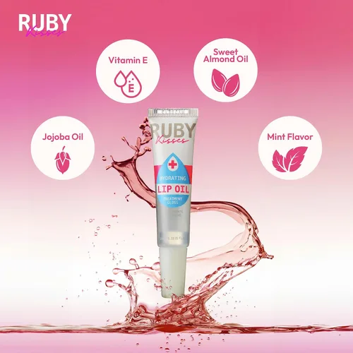 Vista 7 de Ruby Kisses Brillo de labios hidratante transparente (3 unidades)