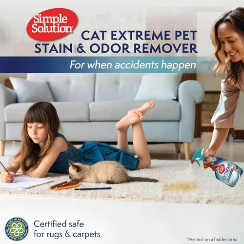 Vista 8 de Simple Solution Extreme - Removedor de manchas para gatos, eliminador