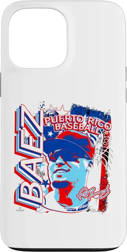 Vista 23 de Funda para iPhone 11 Javier Baez International Baseball Puerto Rico MLBPA