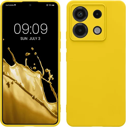 Vista 80 de kwmobile Funda compatible con Xiaomi Redmi Note 9S / 9 Pro / 9 Pro Max - Funda protectora de silicona TPU suave y delgada - Negro mate