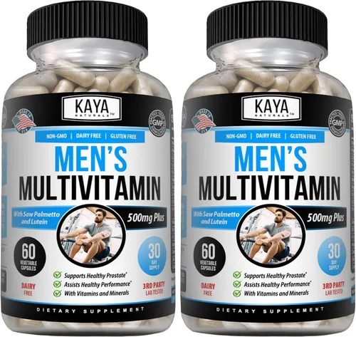 Vista 13 de Kaya Naturals Multivitamínico para hombres - Multivitamínico para próstata para hombres - Suplemento diario multimineral - píldoras para hombres