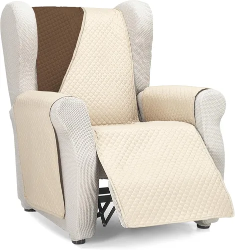 Vista 16 de Martina Home Sofa Cover Diameter 2 Seats Beige / Brown