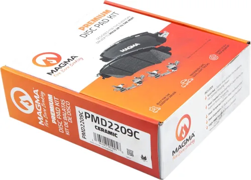 Vista 4 de MAGMA Fire Born Braking Pastillas de freno de cerámica premium PMD2209C, delanteras