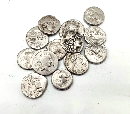Vista 5 de IMPACTO COLECCIONABLES - 1 Monedas de Denario Romano Antiguo - La República Romana 509-27 a. C