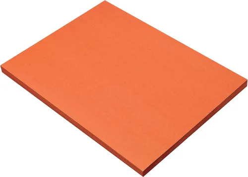 Vista 2 de Prang (Formerly SunWorks) Papel de construcción, naranja, 9 x 12 pulgadas, 50 hojas, (paquete de 2)