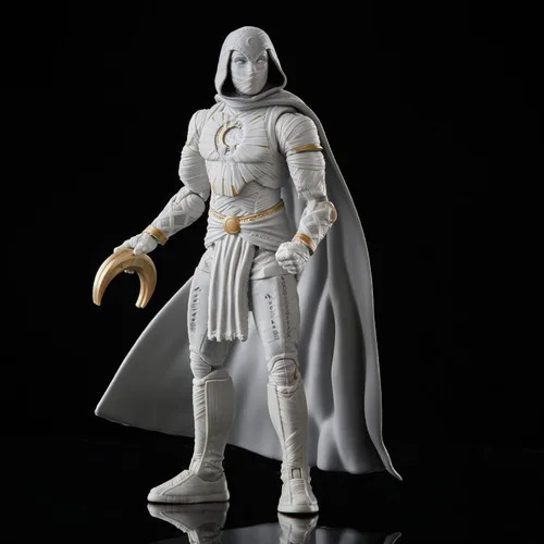 Vista 2 de Marvel Legends Series Disney Plus Moon Knight MCU Series Figura de Acción de 6 Pulgadas Juguete Coleccionable, Incluye 4 Accesorios
