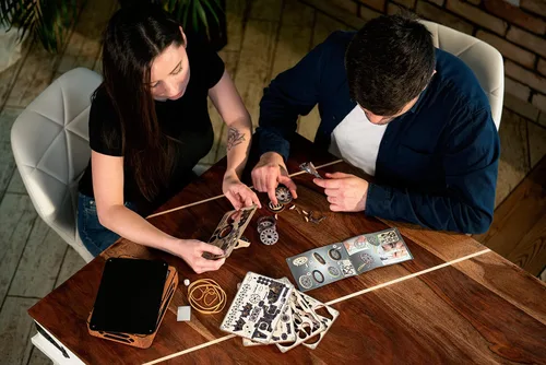 Vista 7 de WOODEN.CITY Buggy LE 3D Wooden Puzzles for Adults – Build Your Own Buggy with Rubber‑Band Motor – Self‑Assembly Model, DIY Gift for Adults and Teens