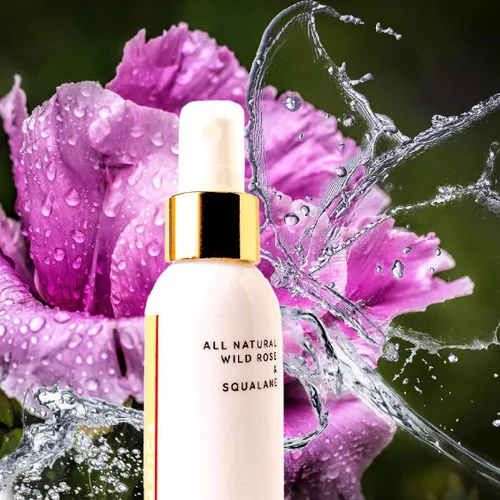 Vista 4 de ESSENCE Face Mist, agua de rosa mosqueta, vitamina C, escualano, ultra hidratante, hidratante, imprimación facial en aerosol de 4 onzas, 100% puro