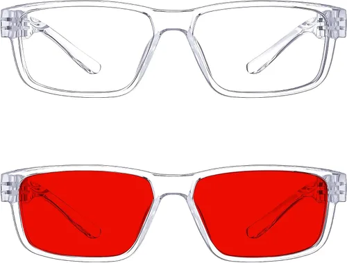Vista 147 de Eyekepper Gafas de luz azul para hombre y mujer, paquete de 6 lentes Pilot Paquete de 6 color mezclado