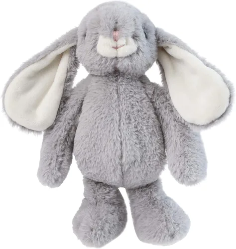 Vista 4 de DILLY DUDU Juguete de peluche de conejo gris, los mejores regalos de 10 pulgadas
