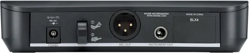 Vista 5 de Sistema de micrófono inalámbrico Shure BLX24/PG58 - Vida de batería de 14 horas, rango de 300 pies, UHF Incluye micrófono vocal de mano PG58