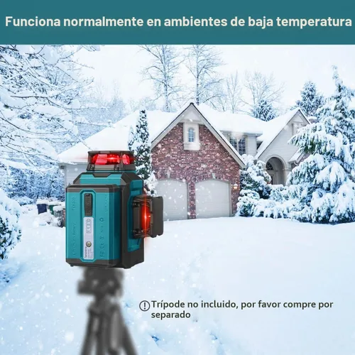 Vista 5 de Takamine Nivel láser Pro 12 línea autonivelante, 3x360° línea roja ultra