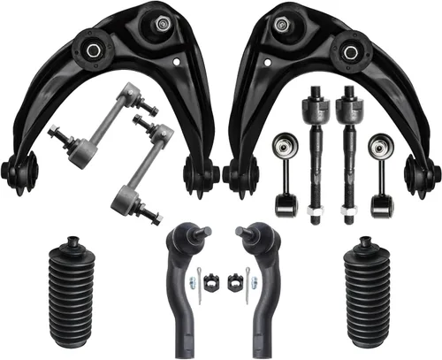 Vista 103 de Detroit Axle - Kit de extremo de 12 piezas para Ford Explorer Mercury Mountaineer 1998-2001 1999 2000, 2 brazos de control delanteros superiores