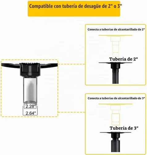 Vista 5 de Kit de drenaje de ducha compatible con el sistema Schluter, níquel Níquel cepillado