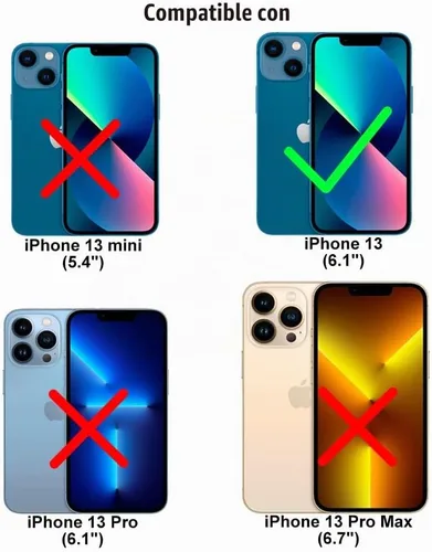 Vista 2 de (3+3) para iPhone 13 (6.1 pulgadas) (paquete de 3) Protector de pantalla de privacidad anti espía película de vidrio templado privado