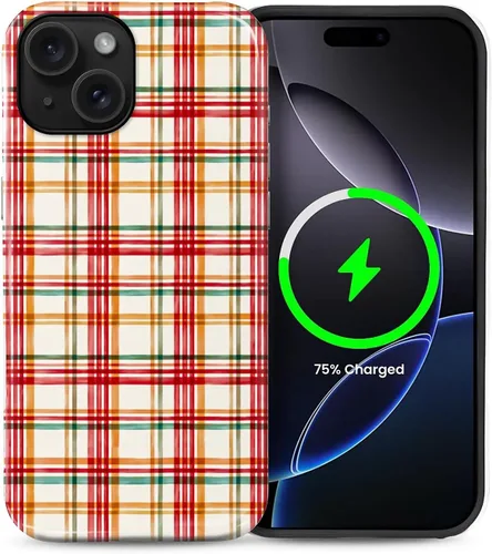 Vista 9 de Funda Compatible con iPhone 13/14 [Compatible con MagSafe] Protección de Doble Capa de Cáscara Dura Híbrida, Funda Magnética Protectora a Prueba