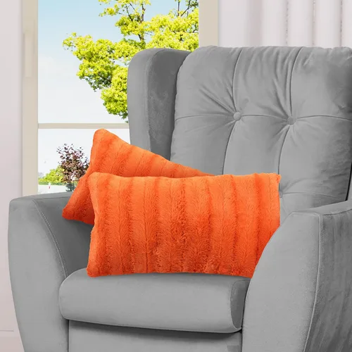 Vista 27 de Cheer Collection Almohadas Decorativas de Piel Sintética - Almohadas Decorativas para Sofá, Almohadas Decorativas para Cama, Almohadas de Acento
