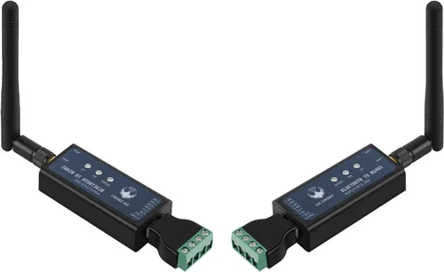 Vista 8 de Adaptador serie DX-CP24 RS485 a Bluetooth, módulo de comunicación Bluetooth inalámbrico industrial a convertidor RS485, cambia el dispositivo