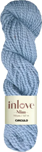 Vista 47 de Circulo Inlove Slim, 100% algodón brasileño, hilo para ganchillo y tejido, hilo suave para bebé, peso DK #3, color 1317, color solar
